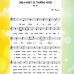 Bài hát Đáp ca và Hiệp lễ Chúa nhật 22 Thường niên B