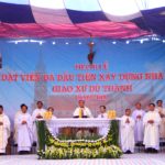 Thánh lễ đặt viên đá góc xây dựng nhà thờ giáo xứ Dũ Thành