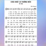 Bài hát Đáp ca và Hiệp lễ Chúa nhật 23 Thường niên B