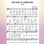 Bài hát Đáp ca và Hiệp lễ Chúa nhật 30 Thường niên B