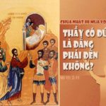 Chúa nhật III mùa Vọng, năm A: Các bài suy niệm và chú giải Lời Chúa