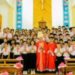 Thánh lễ ban Bí tích Thêm sức tại Giáo xứ Tân Diên