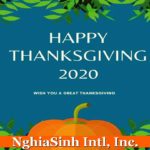 Hội đồng Huynh trưởng Nghĩa Sinh chúc mừng Lễ Tạ Ơn 2020 | Happy Thanksgiving 2020