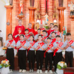 Giáo xứ Lâm Xuyên: 12 em lãnh nhận hồng ân Chúa Thánh Thần trong tuần chầu đền tạ