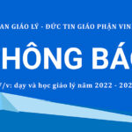 Ban Giáo lý – Đức tin Giáo phận: Thông báo về việc dạy và học giáo lý 2022 – 2023