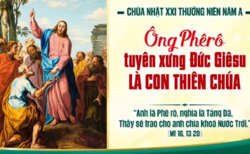 Chúa nhật XXI thường niên, năm A: Các bài suy niệm & chú giải Lời Chúa