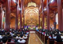 Thánh lễ cao điểm tuần chầu đền tạ tại Giáo xứ Bột Đà