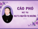 Cáo phó: Nữ tu Matta Nguyễn Thị Nhường (Hội dòng Mến Thánh Giá Vinh)