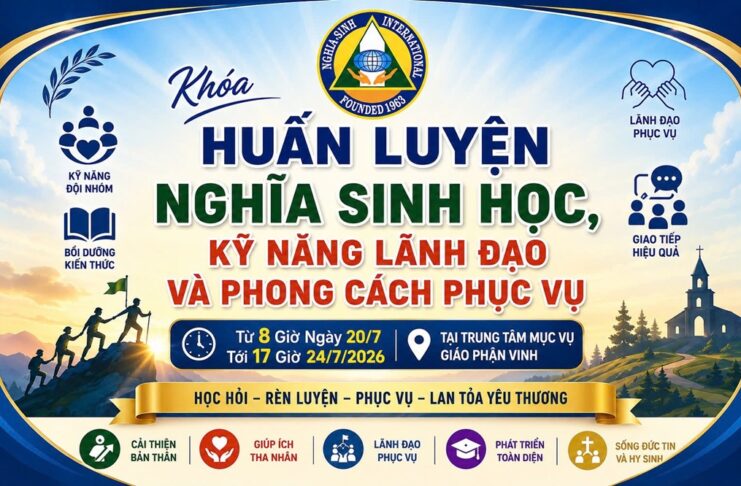 Thư mời tham dự khóa huấn luyện Nghĩa Sinh
