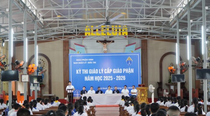 Kỳ thi Giáo lý cấp Giáo phận năm 2026 – Học để tin yêu và trở nên môn đệ thừa sai của Chúa Kitô
