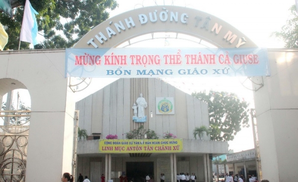 Giờ Lễ Giáo Xứ Nhà Thờ Tân Mỹ Mới Nhất (TPHCM)
